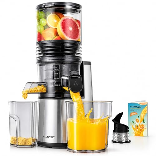 VITAPLUS Cold Press Juicer with 5.8-Inch Feed Chute