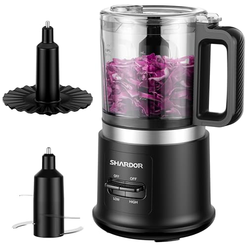 4-Cup Mini Food Processor & Electric Meat Grinder