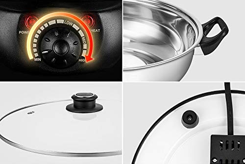 Sonya Dual-Sided Electric Shabu Shabu & Mongolian Hot Pot