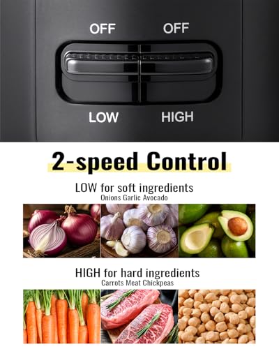4-Cup Mini Food Processor & Electric Meat Grinder