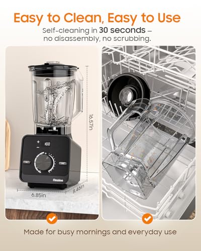 3.5HP Professional Countertop Blender with 72 oz Tritan Jar