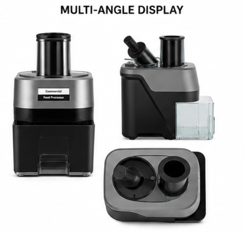 5-in-1 Commercial Electric Vegetable Chopper & Food Processor