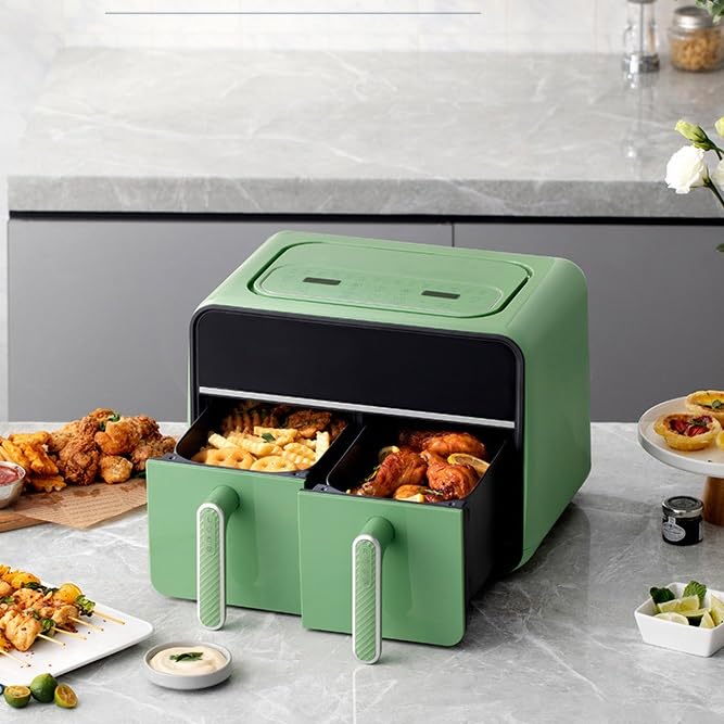 XJPWZER Electric Air Fryer Without Oil Kitchen Airfryers Smart Oil-free French Fries Machine Home Appliance