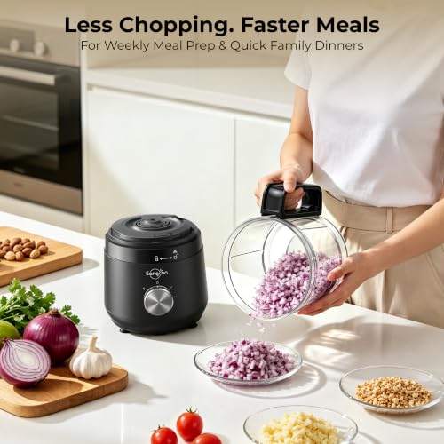 Sangcon 400W 4-Cup Mini Food Processor & Chopper