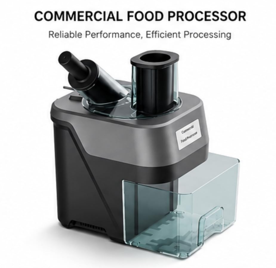 5-in-1 Commercial Electric Vegetable Chopper & Food Processor