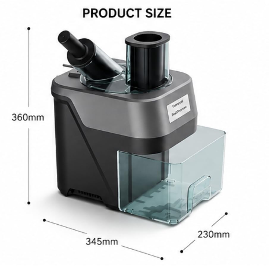 5-in-1 Commercial Electric Vegetable Chopper & Food Processor