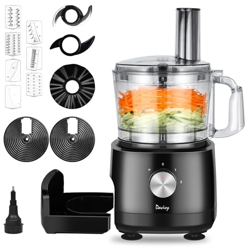 Davivy 7-Cup 10-in-1 Food Processor with Storage