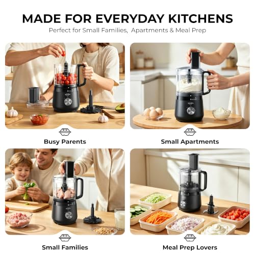 Sangcon 400W 4-Cup Mini Food Processor & Chopper
