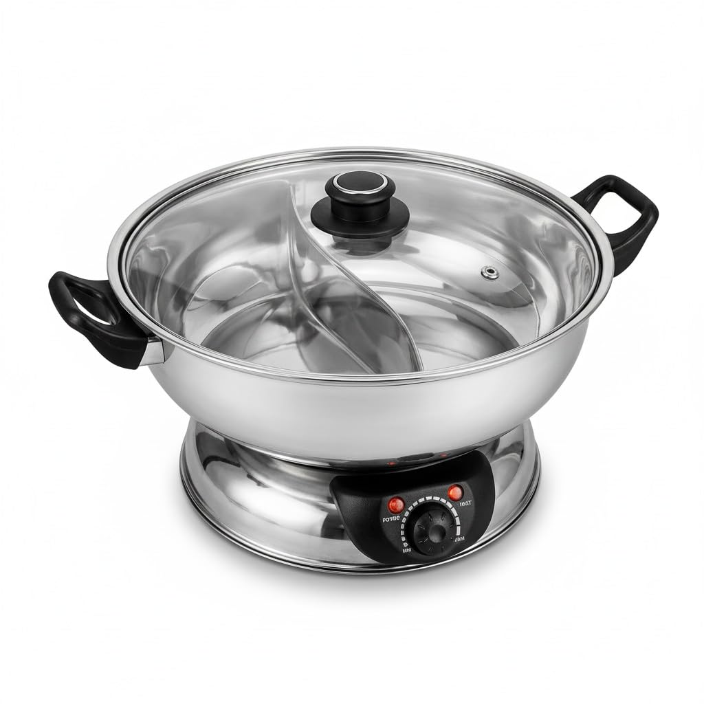 Sonya Dual-Sided Electric Shabu Shabu & Mongolian Hot Pot