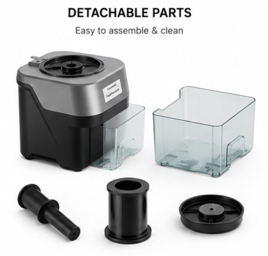 5-in-1 Commercial Electric Vegetable Chopper & Food Processor