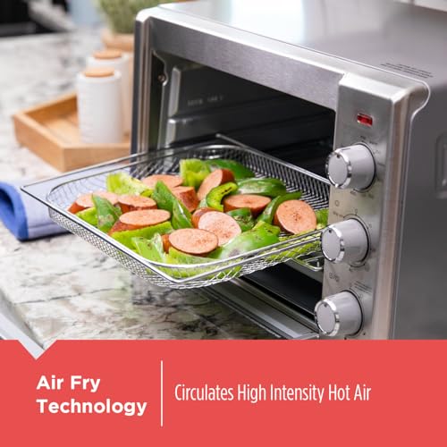 BLACK+DECKER 6-Slice Air Fry Toaster Oven, 5-in-1 Countertop Oven