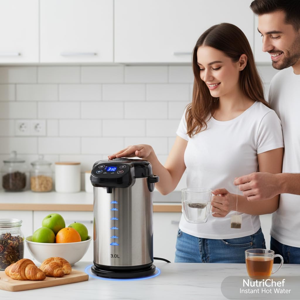 Electric Hot Water Boiler & Warmer with Keep-Warm Function