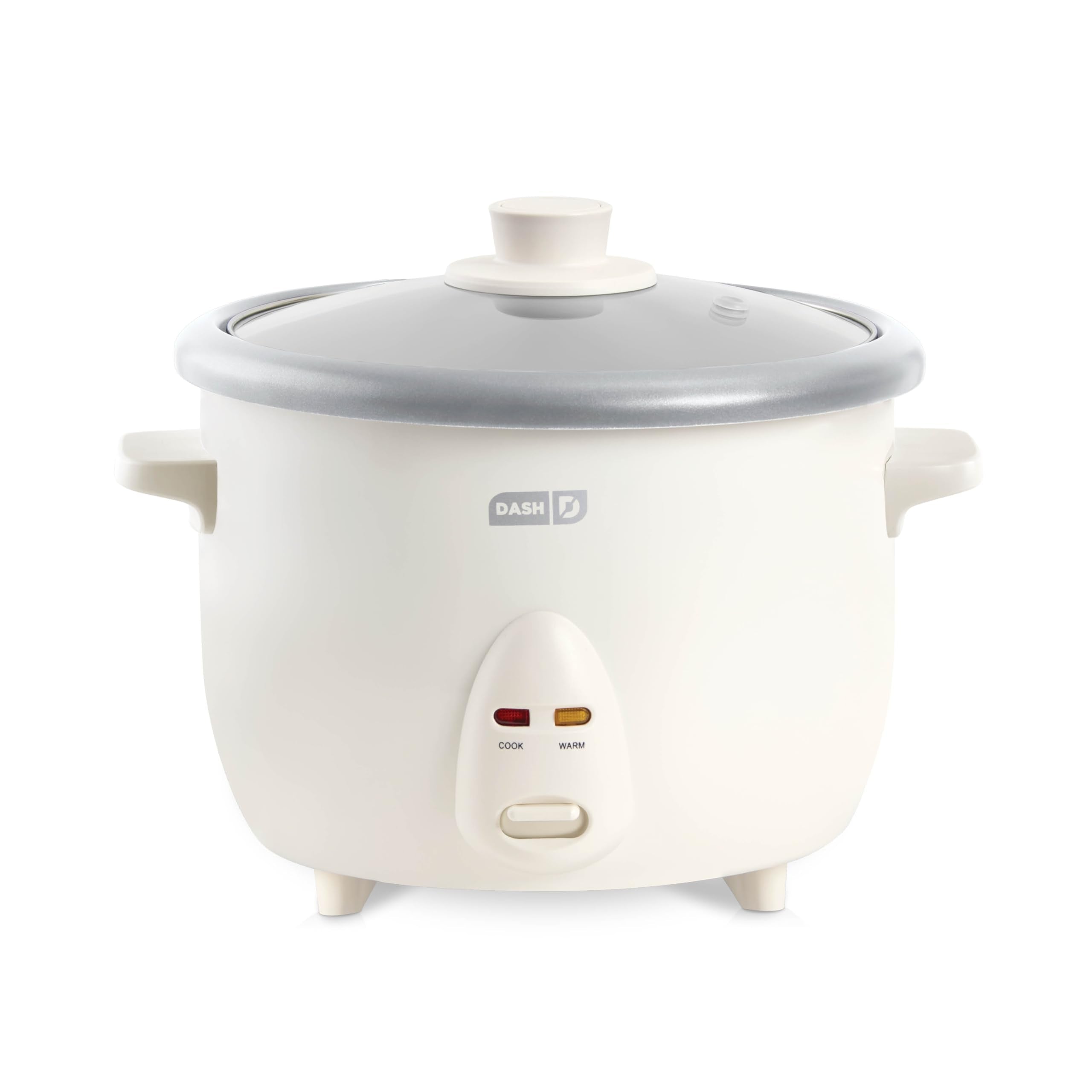 DASH Mini Rice Cooker Steamer with Removable Nonstick Pot, Keep Warm Function & Recipe Guide, One Half Quart, for Soups, Stews, Grains & Oatmeal