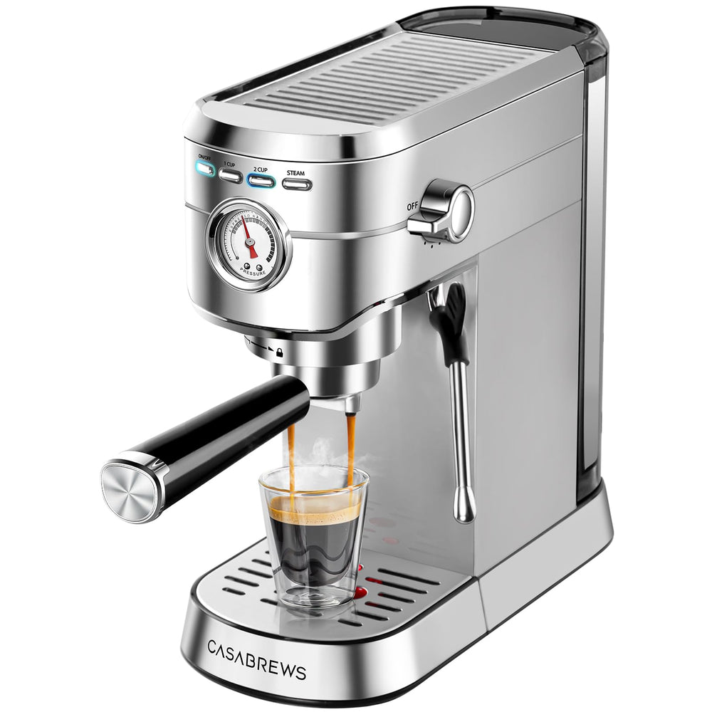 CASABREWS 20-Bar Espresso Machine with Milk Frother