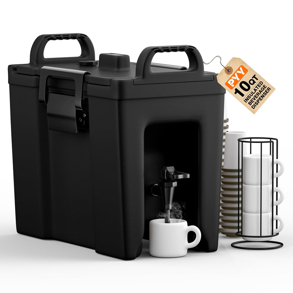 PYY Insulated Hot & Cold Beverage Dispenser with Handles