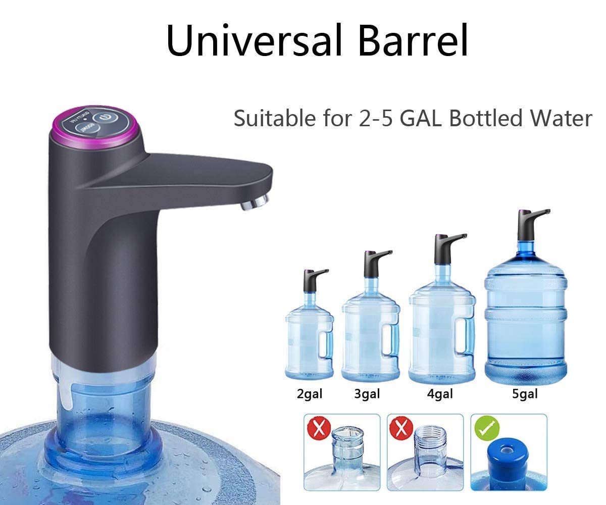 Cozy Bluewater USB Rechargeable Water Bottle Pump Dispenser