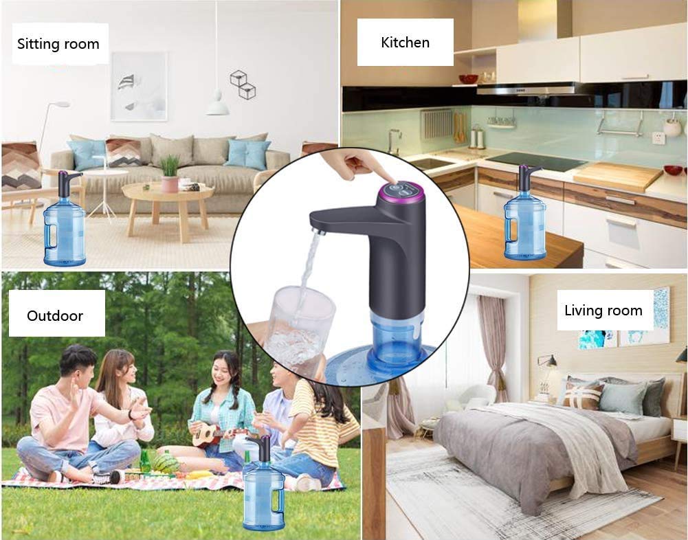 Cozy Bluewater USB Rechargeable Water Bottle Pump Dispenser