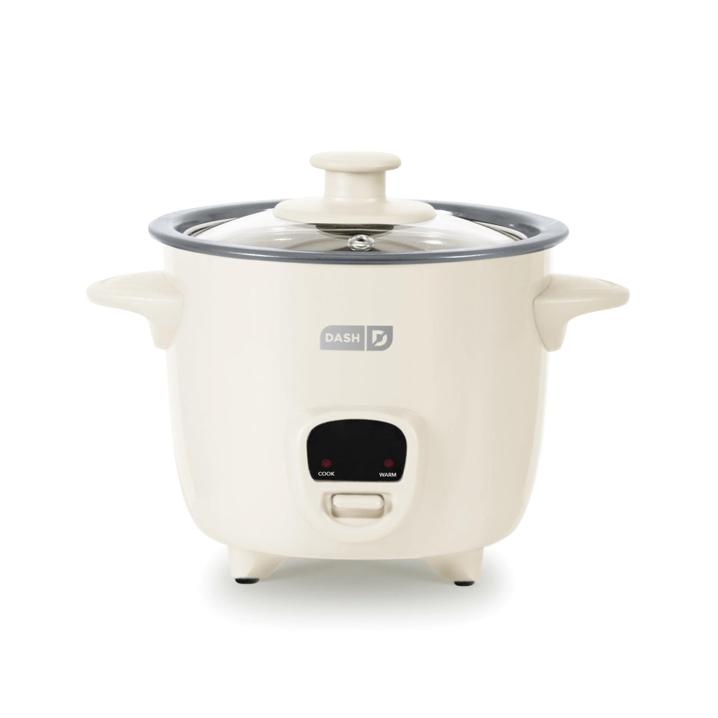 DASH Mini Rice Cooker Steamer with Removable Nonstick Pot, Keep Warm Function & Recipe Guide, One Half Quart, for Soups, Stews, Grains & Oatmeal