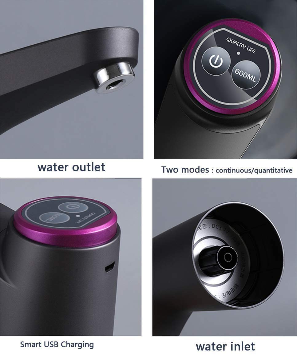 Cozy Bluewater USB Rechargeable Water Bottle Pump Dispenser