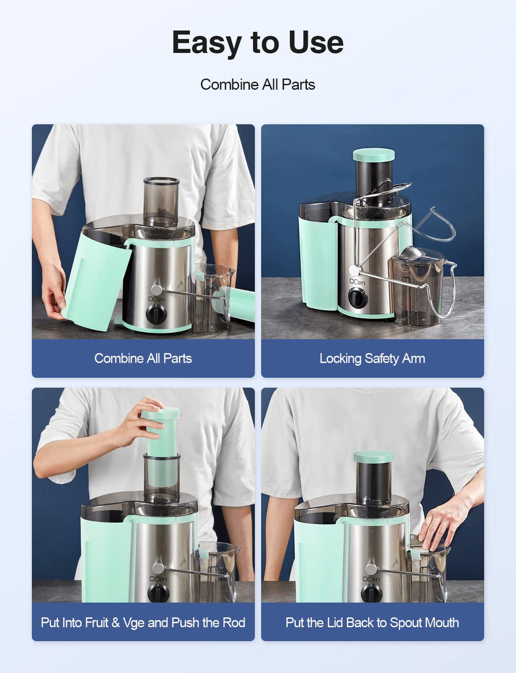 QCen Centrifugal Juicer Machine