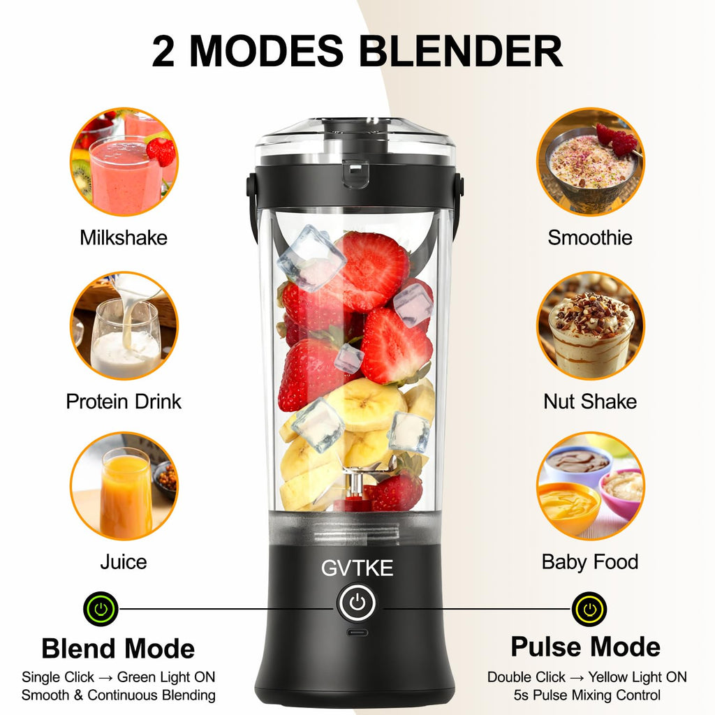 Portable Rechargeable Personal Blender for Smoothies