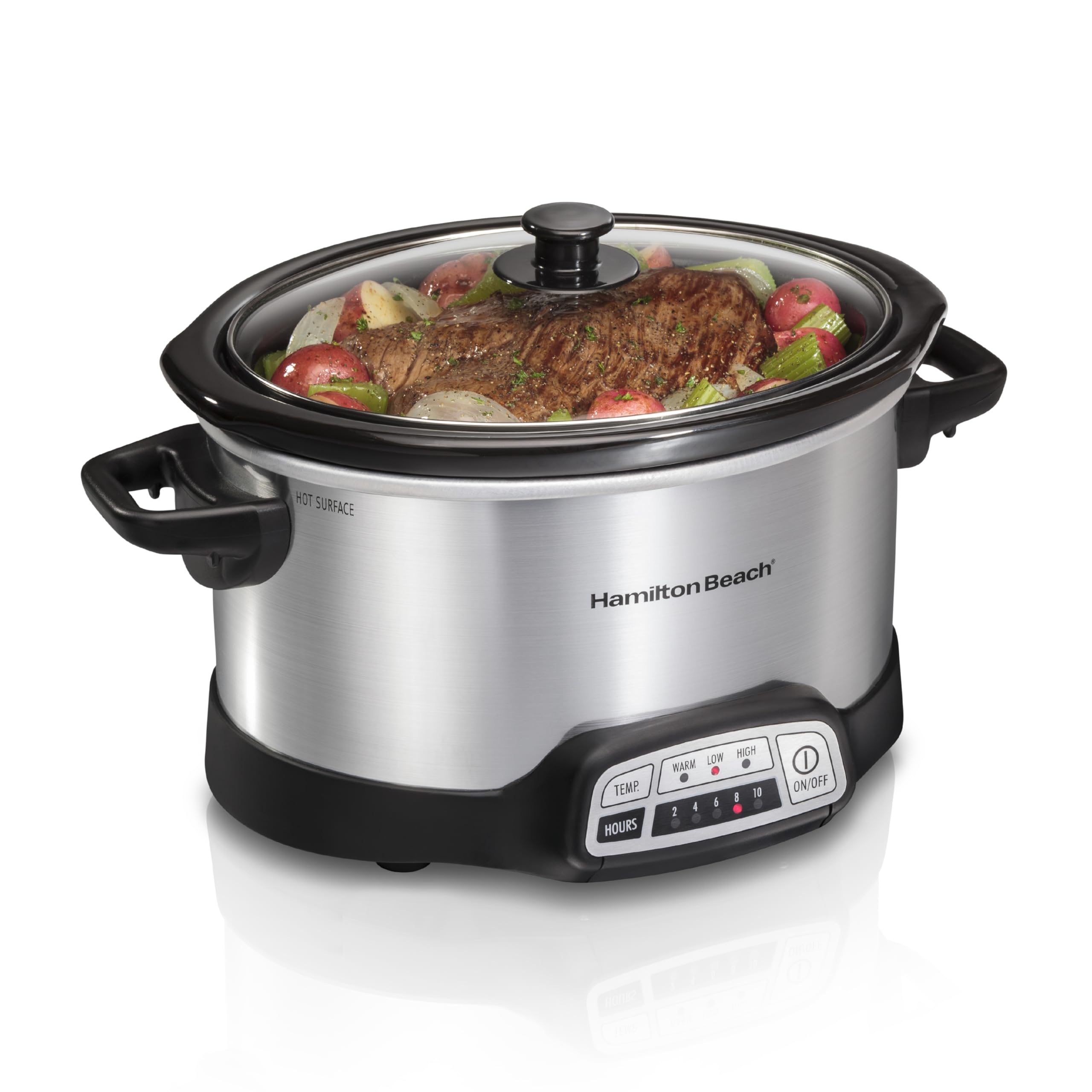 Hamilton Beach Programmable Slow Cooker With Flexible Easy Programming