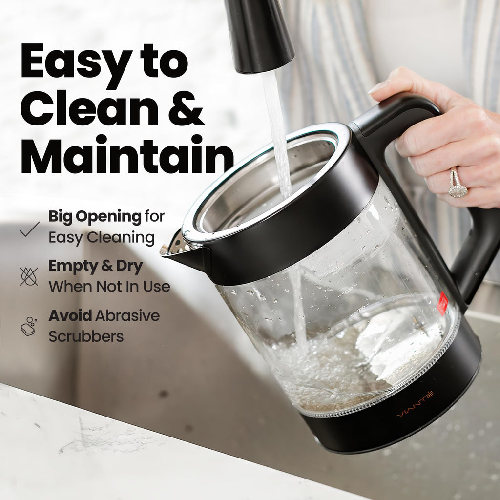 Vianté Hot Tea Maker Electric Glass Kettle