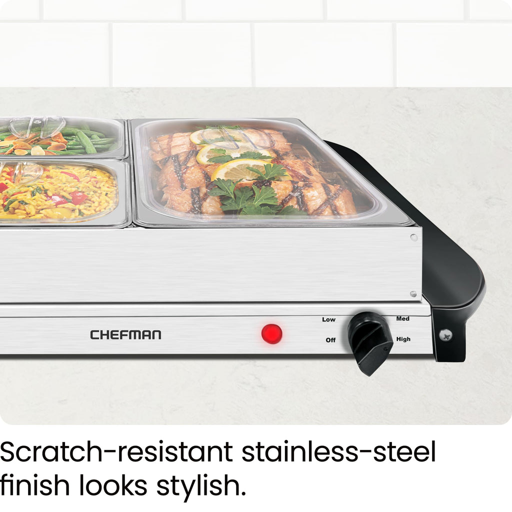 Chefman Adjustable Temperature Electric Warming Tray