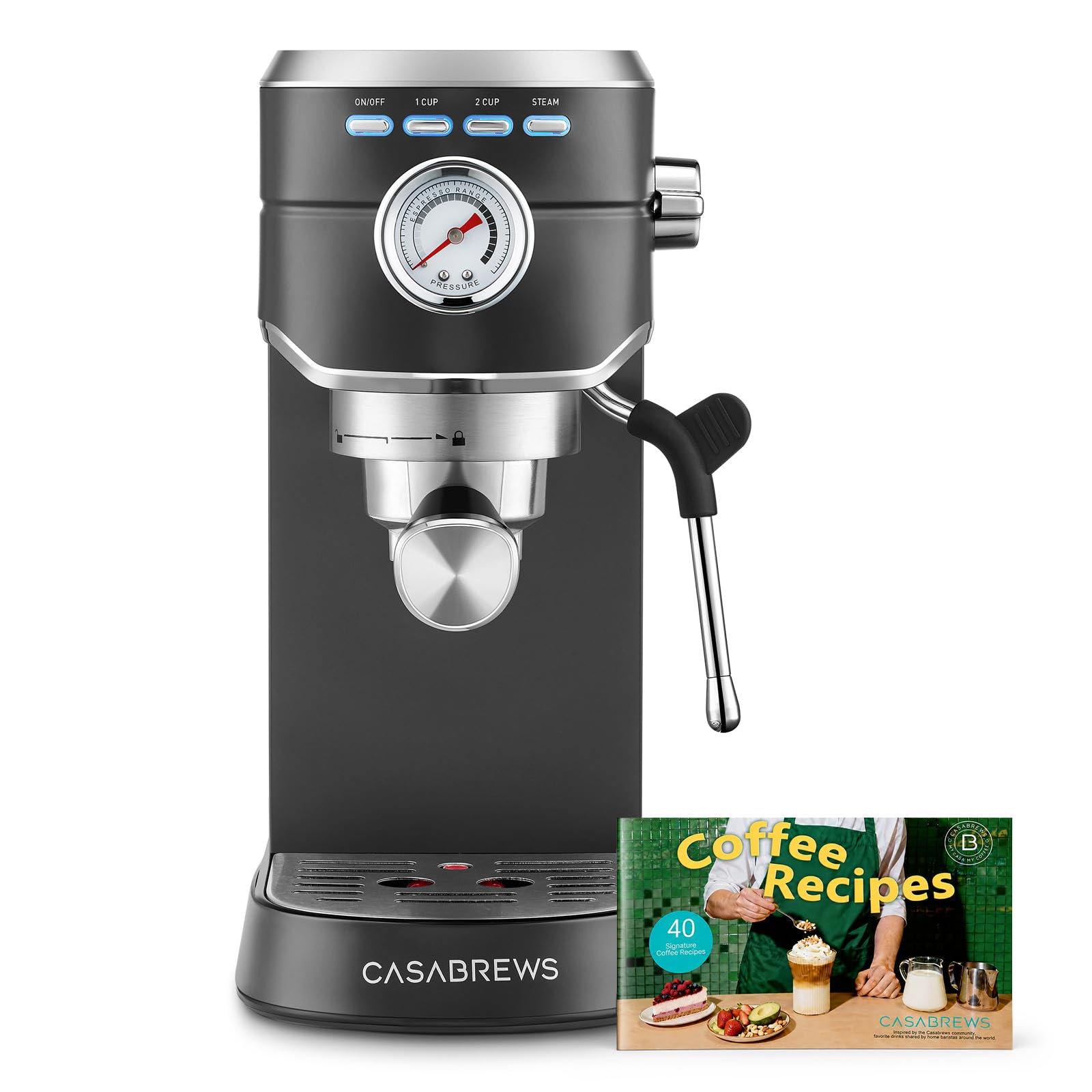 CASABREWS 20-Bar Espresso Machine with Milk Frother