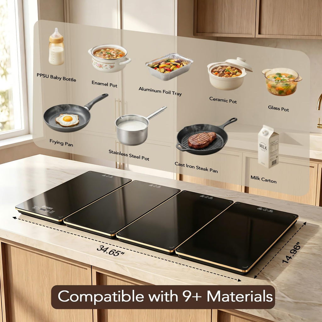 Electric Buffet Warming Tray for Parties & Food Serving