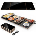 FEPPO 4-in-1 Electric Food Warming Tray for Serving