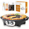 2-in-1 Electric Hot Pot & Smokeless Korean BBQ Grill