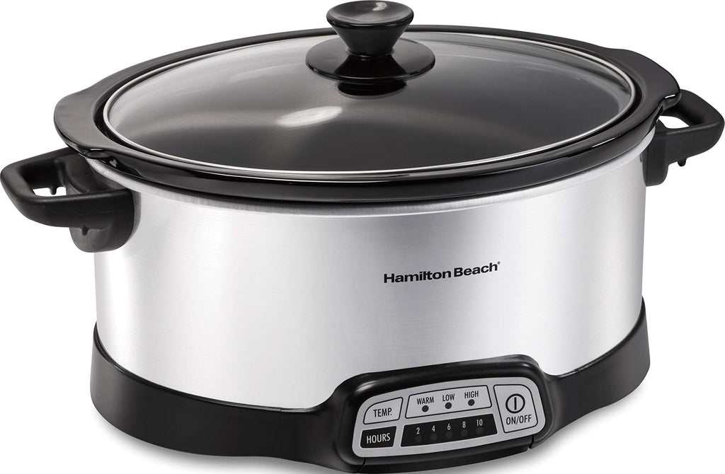 Hamilton Beach Programmable Slow Cooker With Flexible Easy Programming
