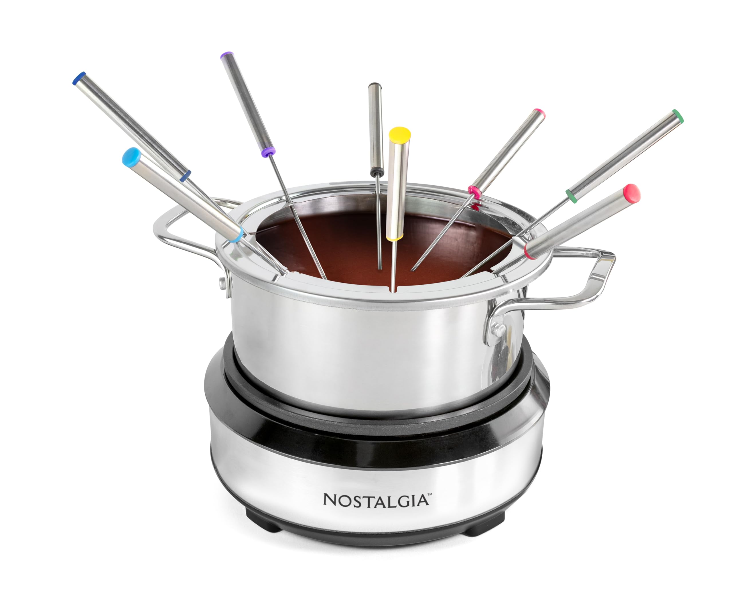 Nostalgia 6-Cup Electric Fondue Pot with Temperature Control