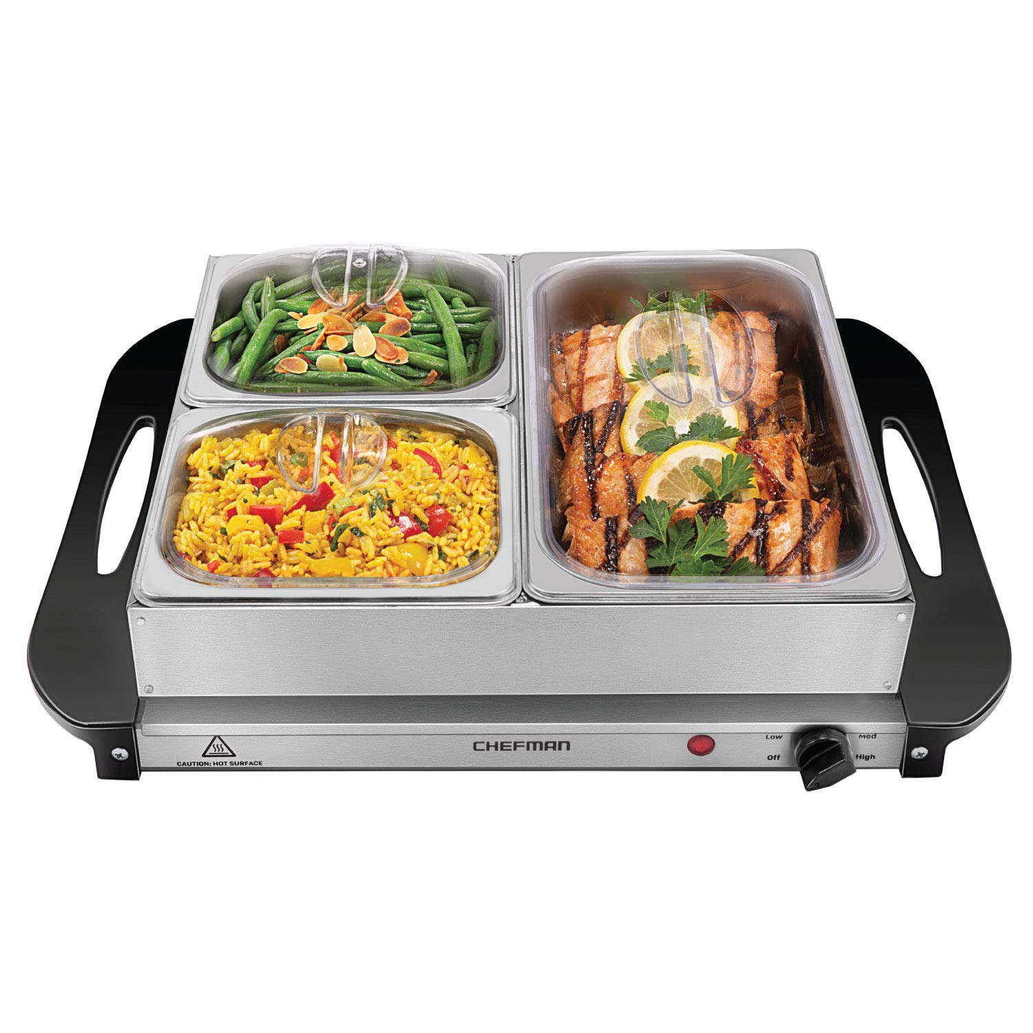 Chefman Adjustable Temperature Electric Warming Tray
