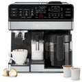 Chefman Coffee Maker Espresso Machine Combo, 8-in-1 Coffee Station with Automatic Milk Frother for Lattes, Cappuccinos, Macchiatos, 20-Bar Pump, 12-Cup Carafe & 3L Water Tank - Black