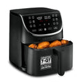 Gourmia Air Fryer - 7 Qt Large Capacity with LED Display, 12 One-Touch Presets, FryForce 360° Technology, Nonstick Dishwasher-Safe Basket & Crisper Tray