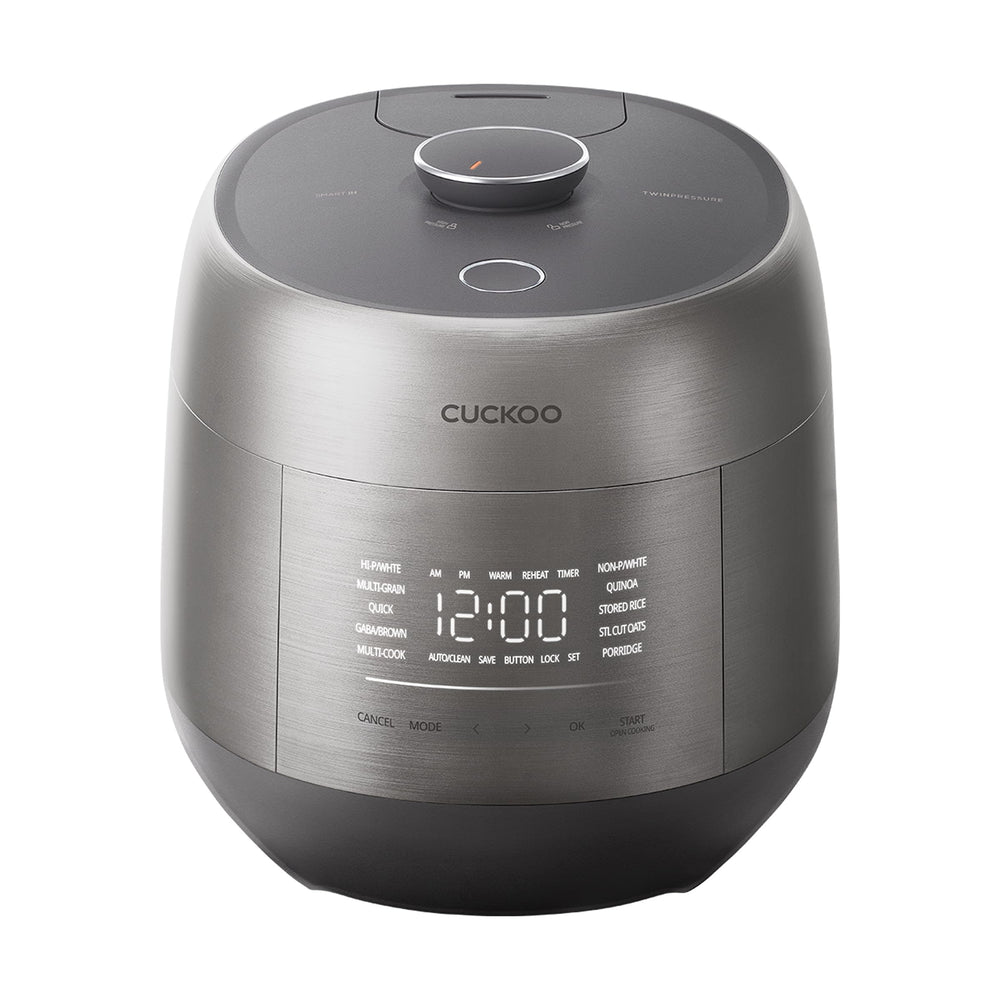 CUCKOO Twin Pressure Induction Rice Cooker, 12-Cup Cooked, CRP-PHTR0609FS