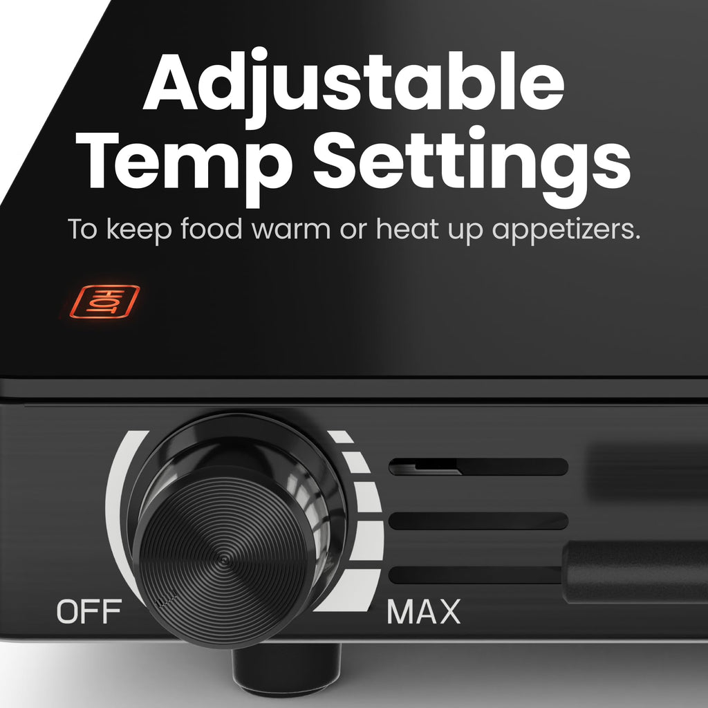 Chefman Adjustable Temperature Electric Warming Tray