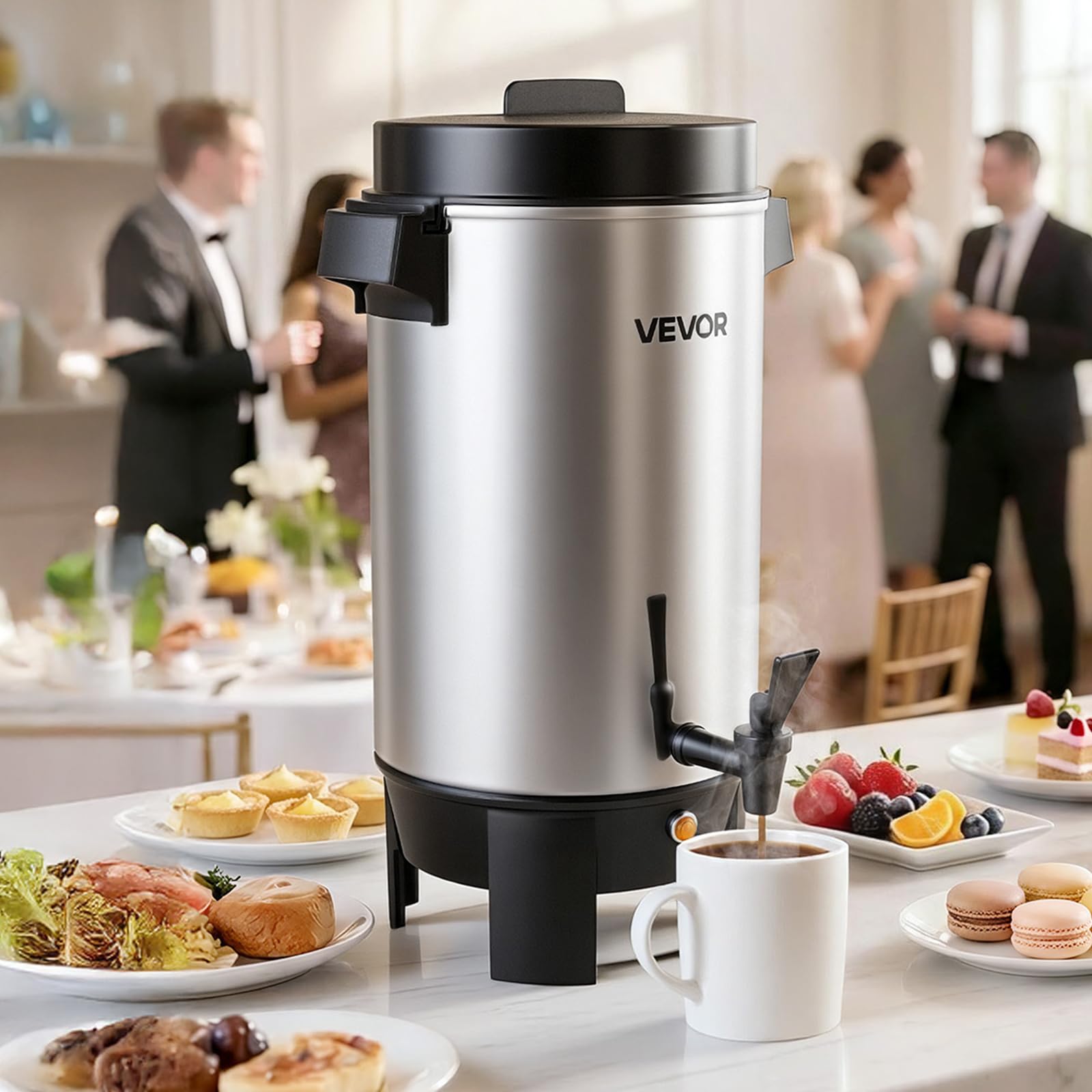 VEVOR Commercial Stainless Steel Coffee Urn Dispenser