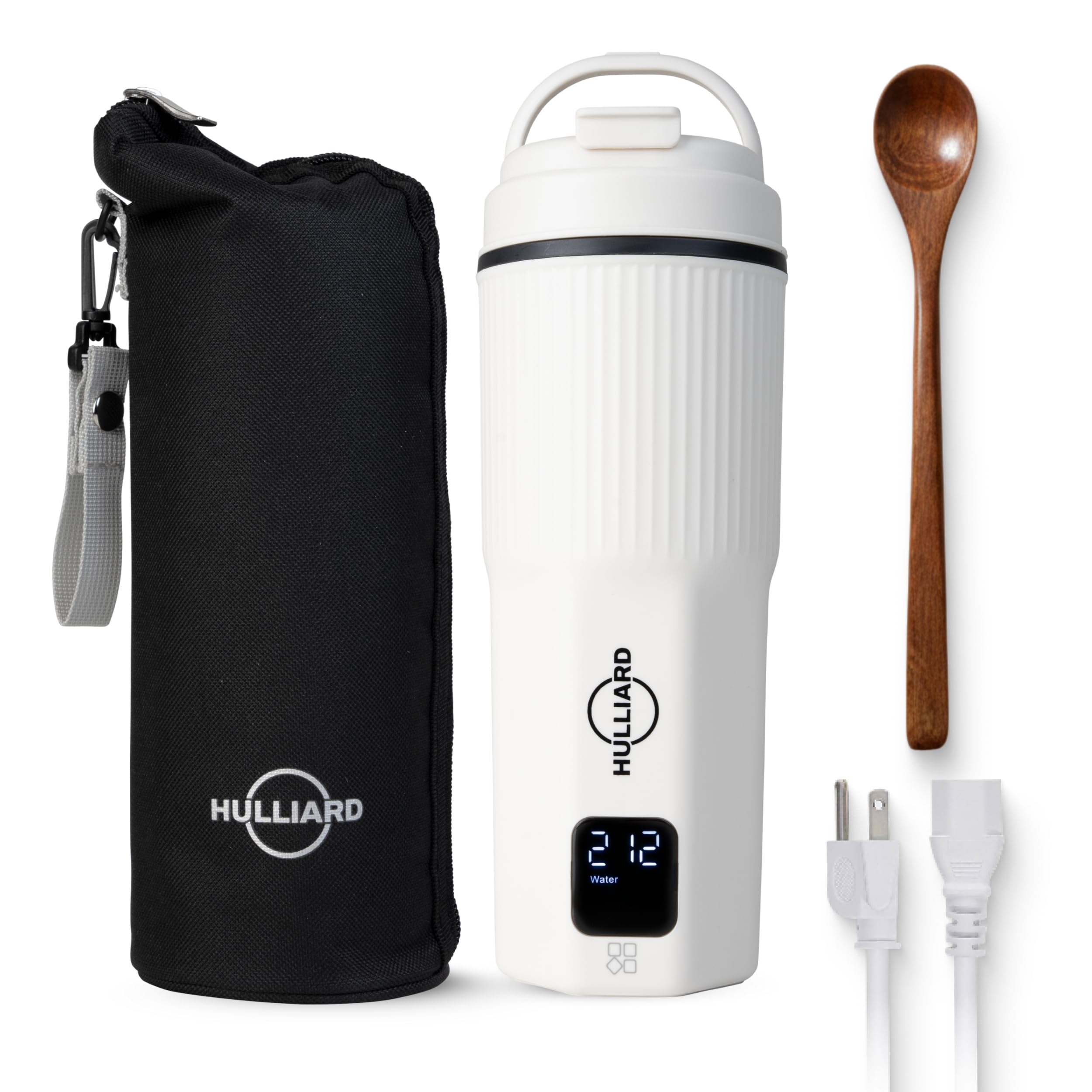 HULLIARD Travel Electric Kettle, 450ml, Dual Voltage, 316 Stainless Steel