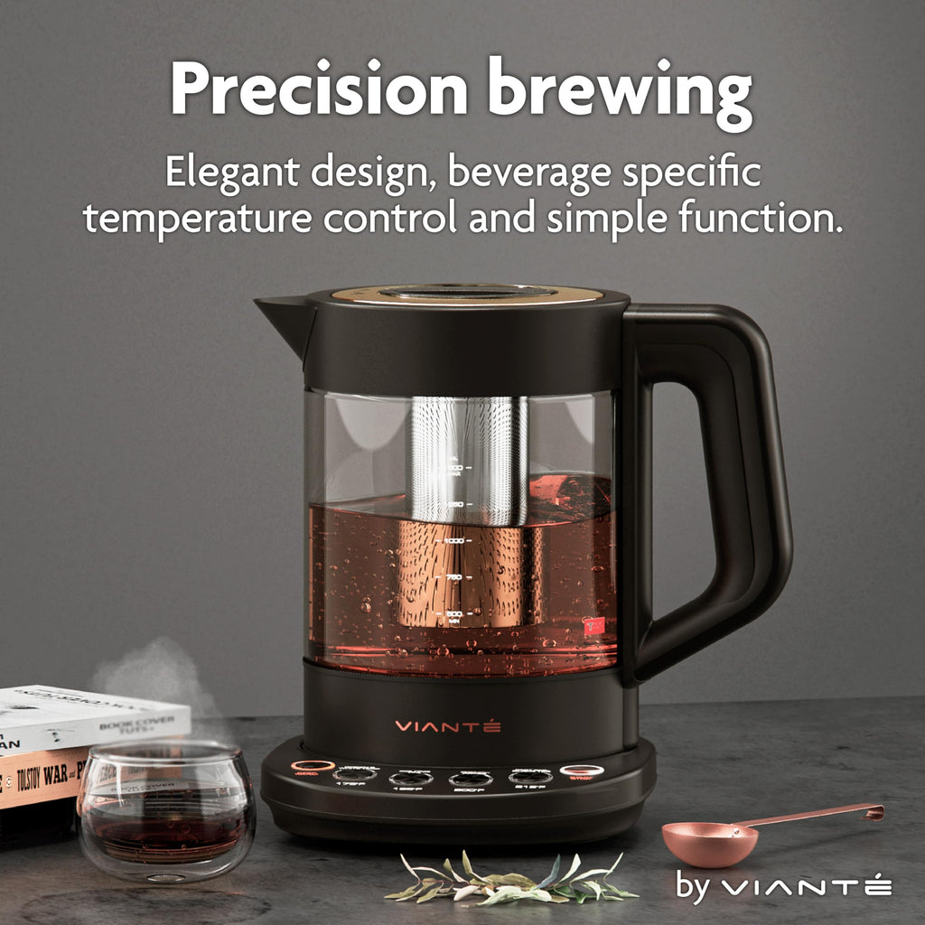 Vianté Hot Tea Maker Electric Glass Kettle