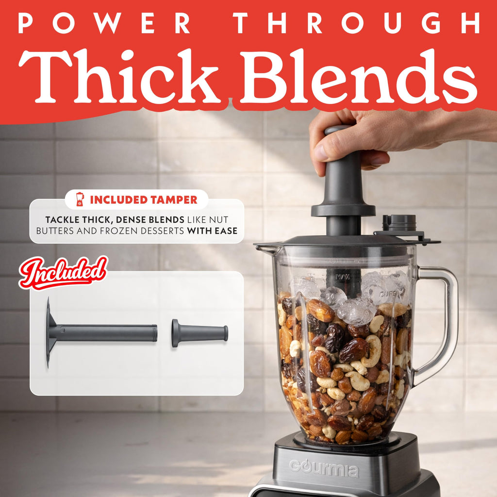 Gourmia 56 oz Digital Countertop Blender with 8 Programs