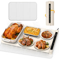 Electric Food Warming Mat with Heat-Resistant Pad