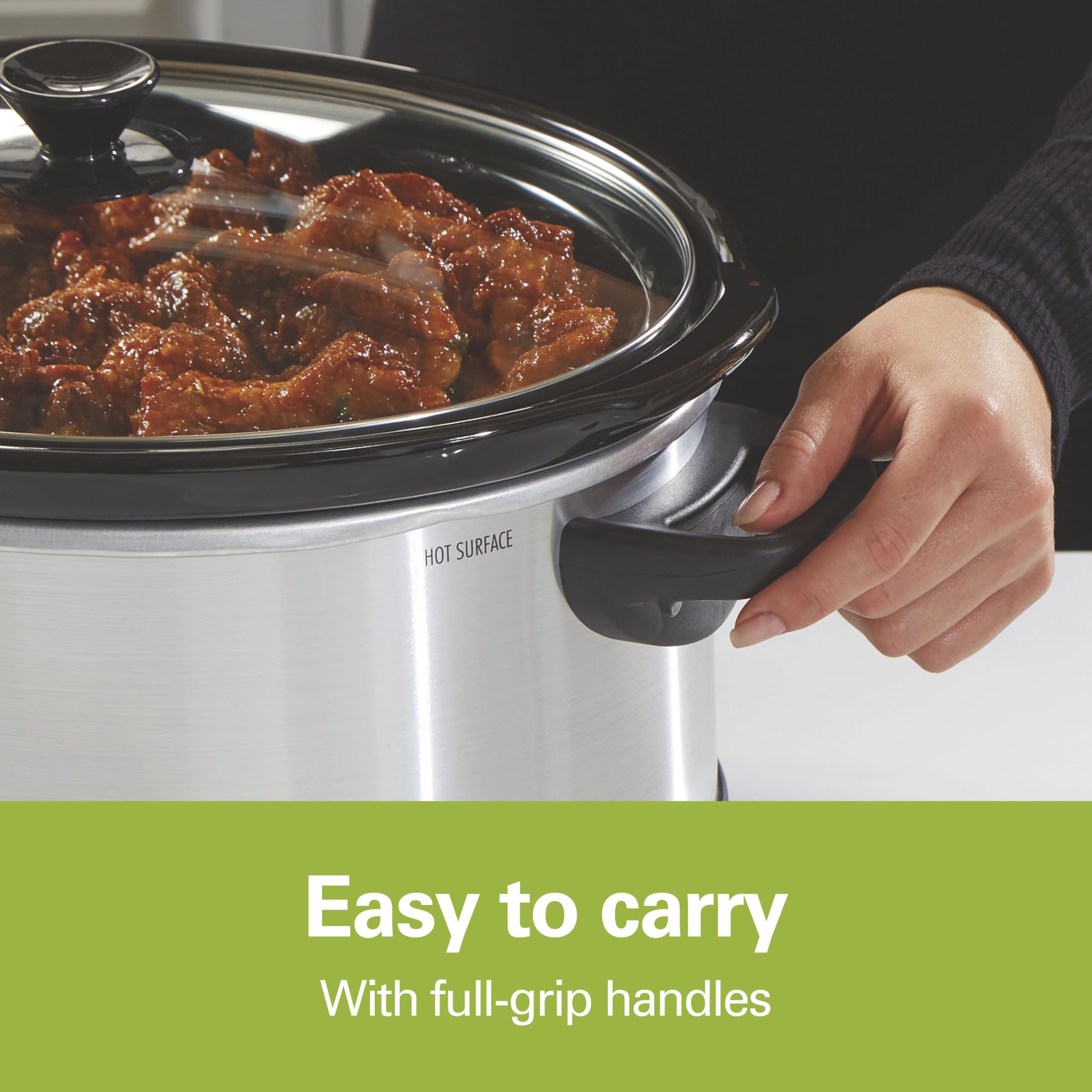 Hamilton Beach Programmable Slow Cooker With Flexible Easy Programming