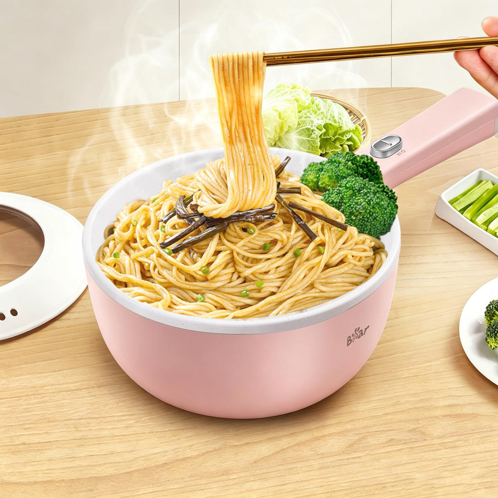 Bear 2L Electric Mini Hot Pot & Rapid Ramen Cooker