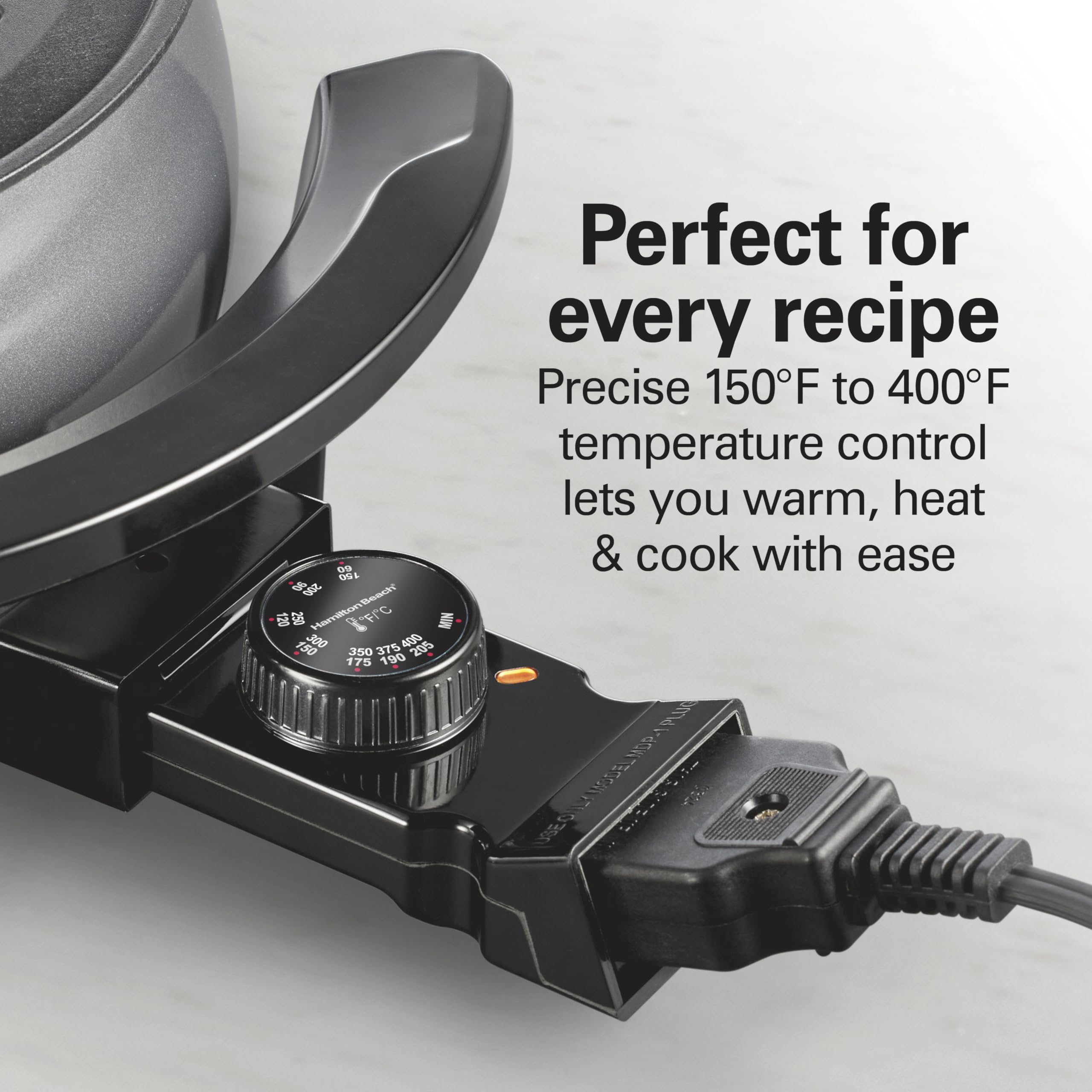 Hamilton Beach Electric Fondue Pot with Temperature Control