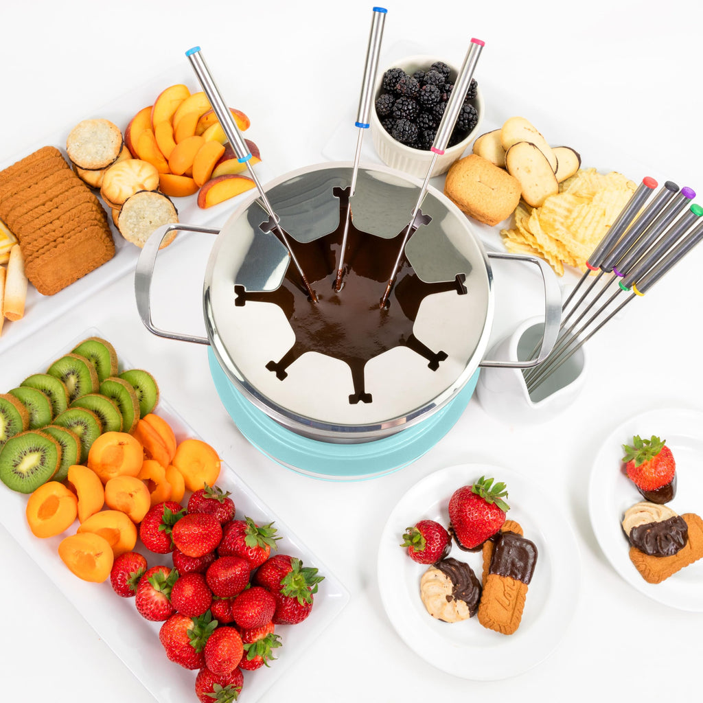 Nostalgia 6-Cup Electric Fondue Pot with Temperature Control