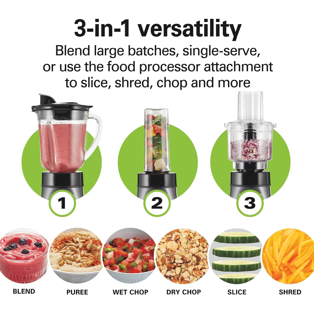 Hamilton Beach 700W Blender & Food Processor Combo
