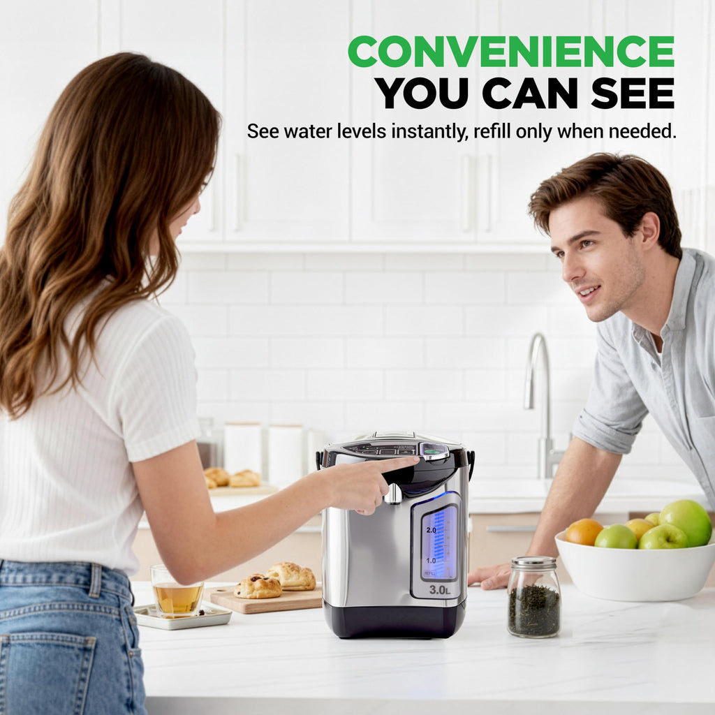 Electric Hot Water Boiler & Warmer with Keep-Warm Function